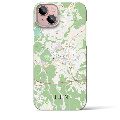 【伊集院（鹿児島県）】地図柄iPhoneケース（バックカバータイプ）