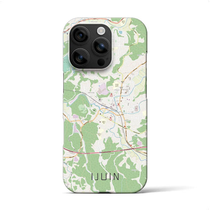 【伊集院（鹿児島県）】地図柄iPhoneケース（バックカバータイプ）