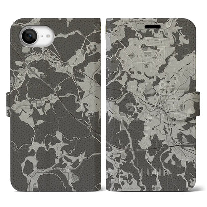 【伊集院（鹿児島県）】地図柄iPhoneケース（手帳タイプ）