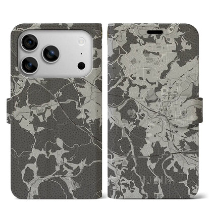 【伊集院（鹿児島県）】地図柄iPhoneケース（手帳タイプ）