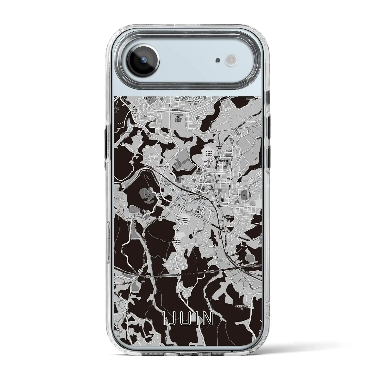 【伊集院（鹿児島県）】地図柄iPhoneケース（MagSafeタイプ）