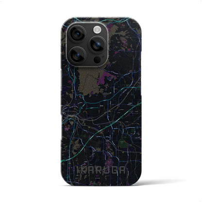 【斑鳩（奈良県）】地図柄iPhoneケース（バックカバータイプ）