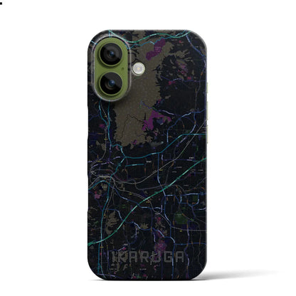 【斑鳩（奈良県）】地図柄iPhoneケース（バックカバータイプ）