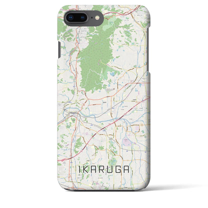 【斑鳩（奈良県）】地図柄iPhoneケース（バックカバータイプ）