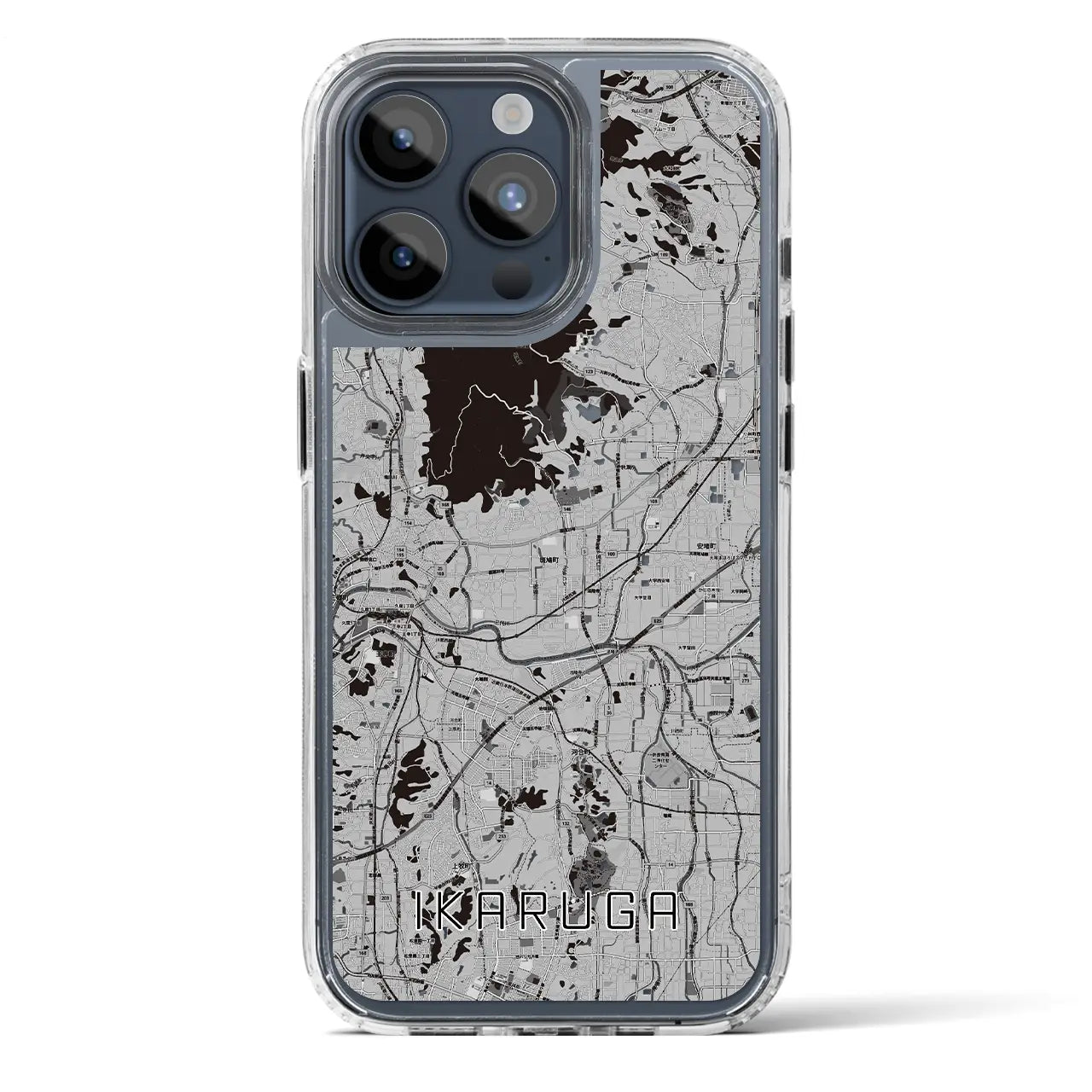 【斑鳩（奈良県）】地図柄iPhoneケース（MagSafeタイプ）