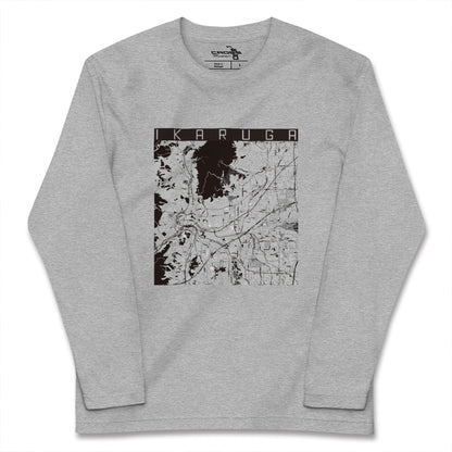 【斑鳩（奈良県）】地図柄ロングスリーブTシャツ