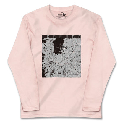 【斑鳩（奈良県）】地図柄ロングスリーブTシャツ