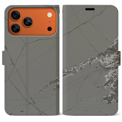 【伊方（愛媛県）】地図柄iPhoneケース（手帳タイプ）