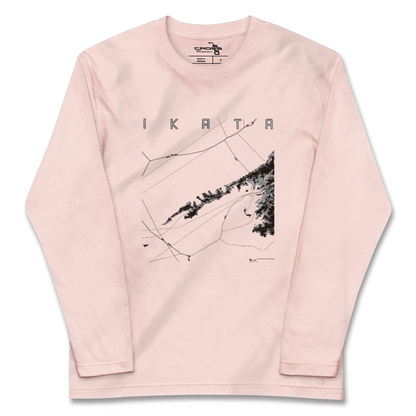 【伊方（愛媛県）】地図柄ロングスリーブTシャツ