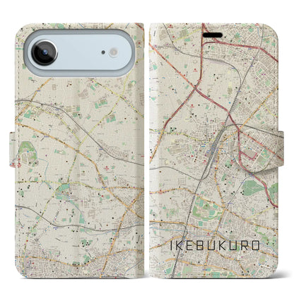 【池袋（東京都）】地図柄iPhoneケース（手帳タイプ）