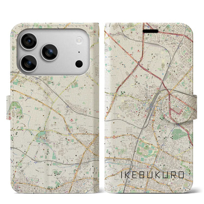 【池袋（東京都）】地図柄iPhoneケース（手帳タイプ）