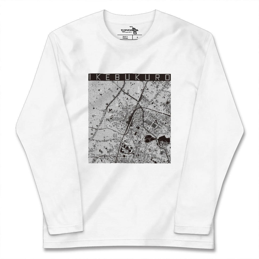 【池袋（東京都）】地図柄ロングスリーブTシャツ