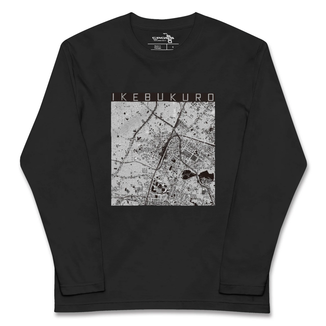 【池袋（東京都）】地図柄ロングスリーブTシャツ