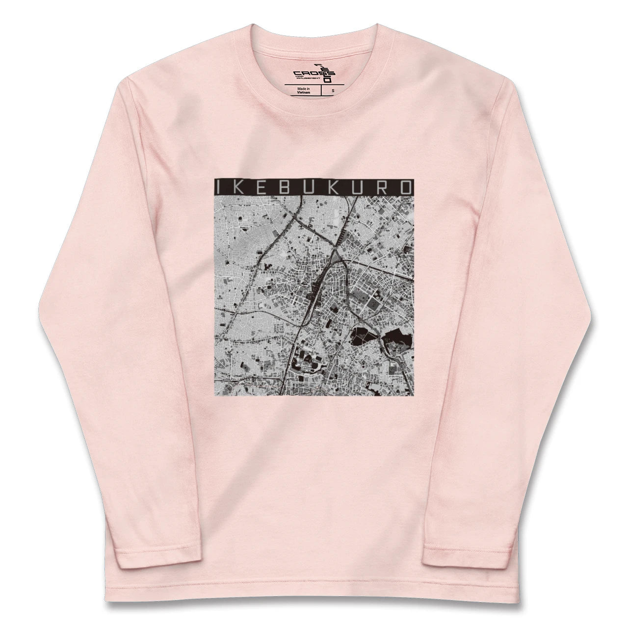 【池袋（東京都）】地図柄ロングスリーブTシャツ