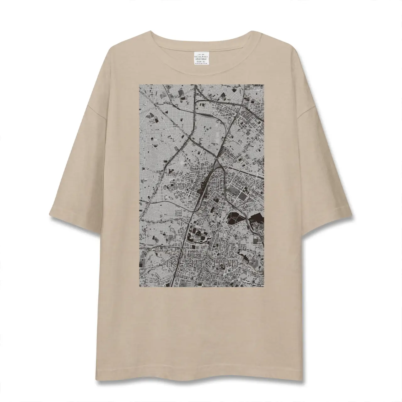 【池袋（東京都）】地図柄ビッグシルエットTシャツ