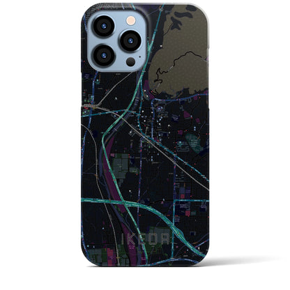 【池田（大阪府）】地図柄iPhoneケース（バックカバータイプ）