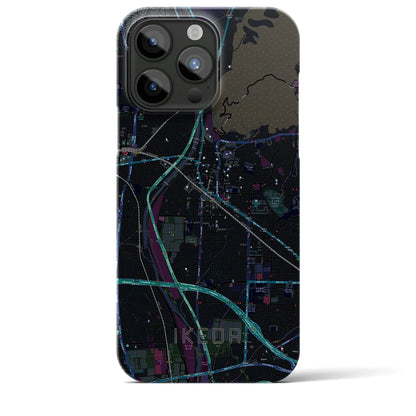 【池田（大阪府）】地図柄iPhoneケース（バックカバータイプ）