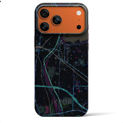 【池田（大阪府）】地図柄iPhoneケース（バックカバータイプ）