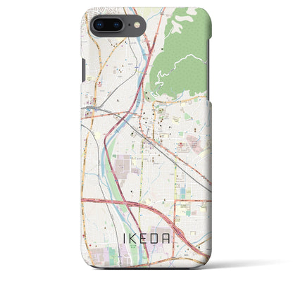 【池田（大阪府）】地図柄iPhoneケース（バックカバータイプ）