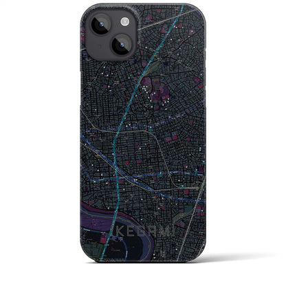 【池上（東京都）】地図柄iPhoneケース（バックカバータイプ）