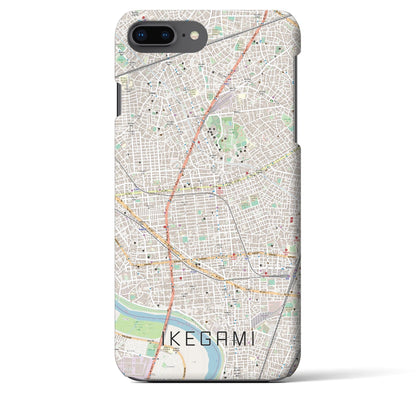 【池上（東京都）】地図柄iPhoneケース（バックカバータイプ）