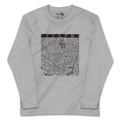 【池上（東京都）】地図柄ロングスリーブTシャツ