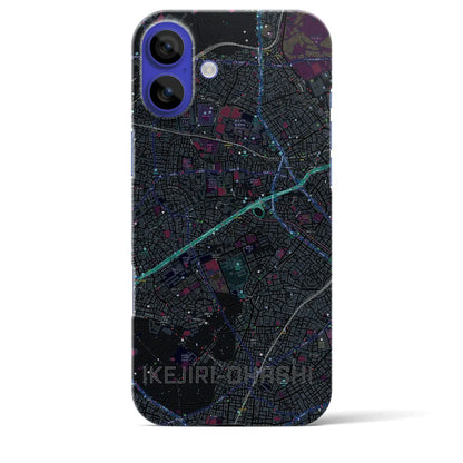 【池尻大橋（東京都）】地図柄iPhoneケース（バックカバータイプ）