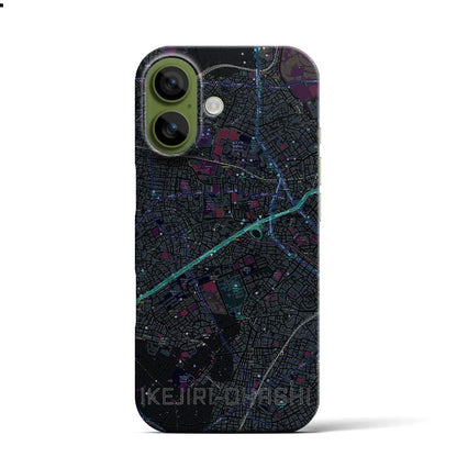 【池尻大橋（東京都）】地図柄iPhoneケース（バックカバータイプ）