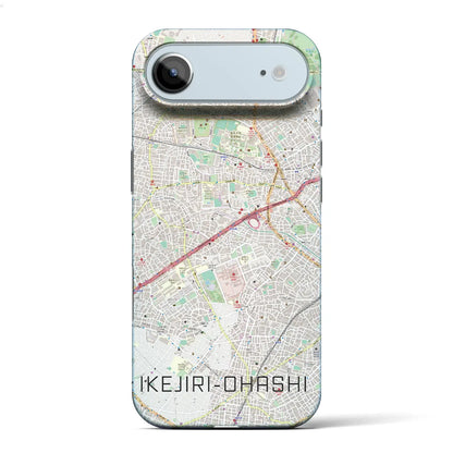【池尻大橋（東京都）】地図柄iPhoneケース（バックカバータイプ）