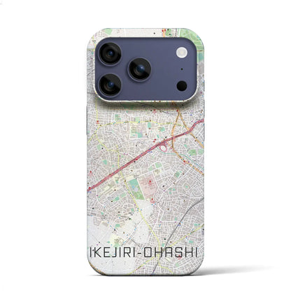 【池尻大橋（東京都）】地図柄iPhoneケース（バックカバータイプ）