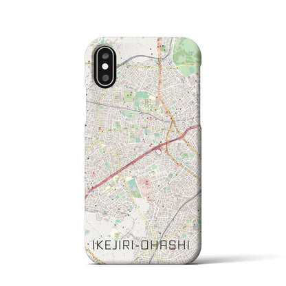 【池尻大橋（東京都）】地図柄iPhoneケース（バックカバータイプ）