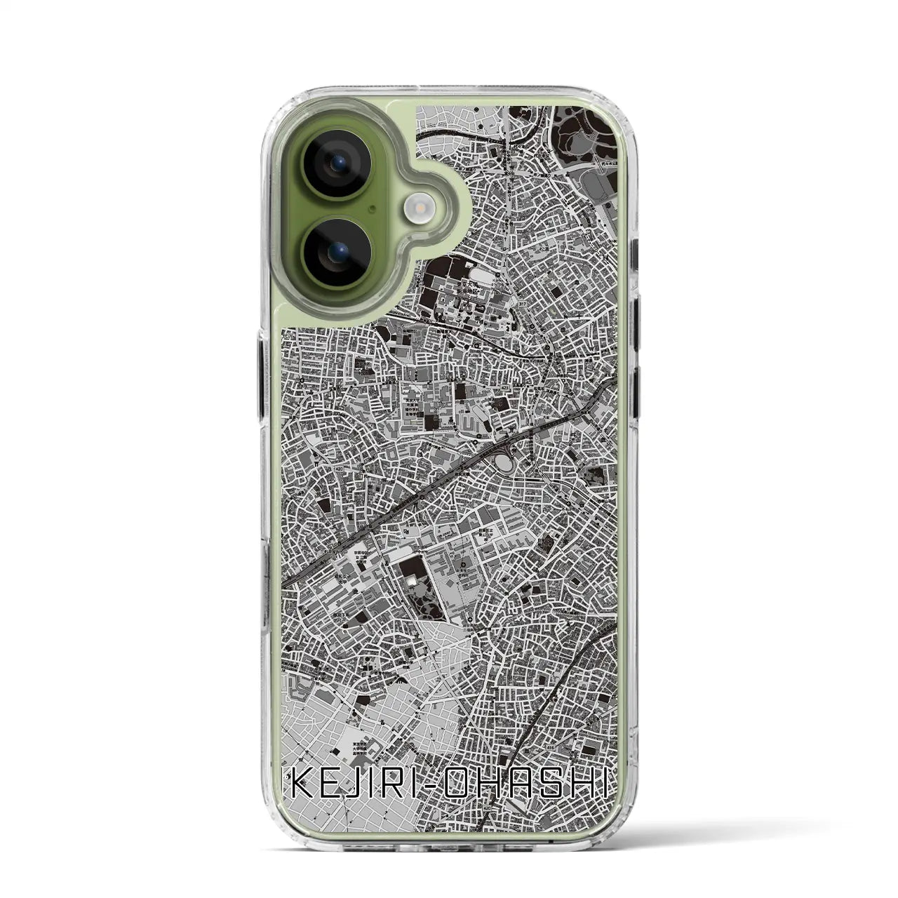 【池尻大橋（東京都）】地図柄iPhoneケース（MagSafeタイプ）