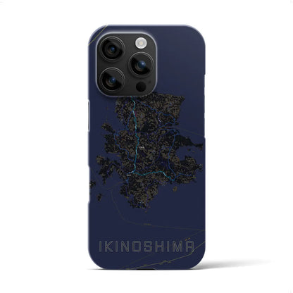 【壱岐島（長崎県）】地図柄iPhoneケース（バックカバータイプ）