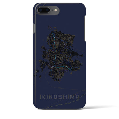 【壱岐島（長崎県）】地図柄iPhoneケース（バックカバータイプ）