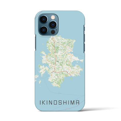 【壱岐島（長崎県）】地図柄iPhoneケース（バックカバータイプ）