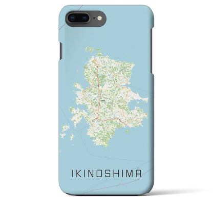 【壱岐島（長崎県）】地図柄iPhoneケース（バックカバータイプ）