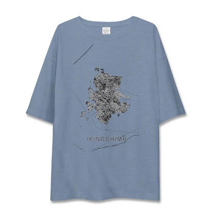 【壱岐島（長崎県）】地図柄ビッグシルエットTシャツ