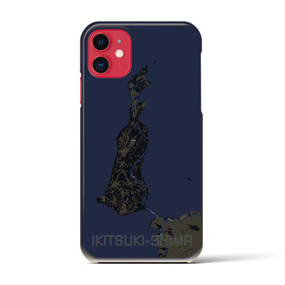 【生月島（長崎県）】地図柄iPhoneケース（バックカバータイプ）