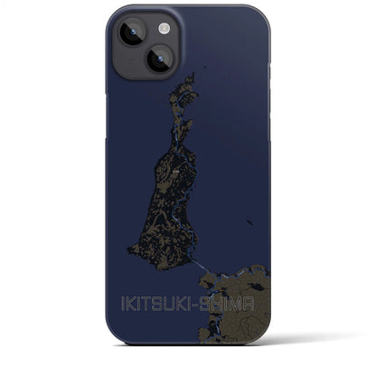 【生月島（長崎県）】地図柄iPhoneケース（バックカバータイプ）