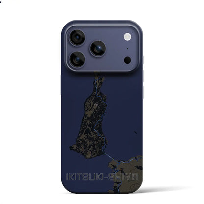 【生月島（長崎県）】地図柄iPhoneケース（バックカバータイプ）