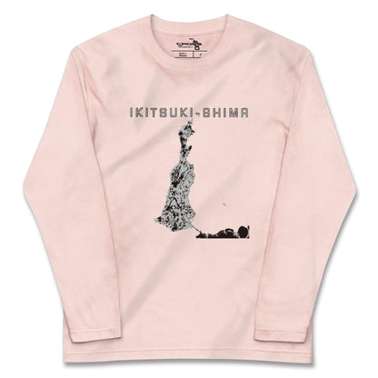 【生月島（長崎県）】地図柄ロングスリーブTシャツ