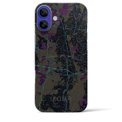 【生駒（奈良県）】地図柄iPhoneケース（バックカバータイプ）