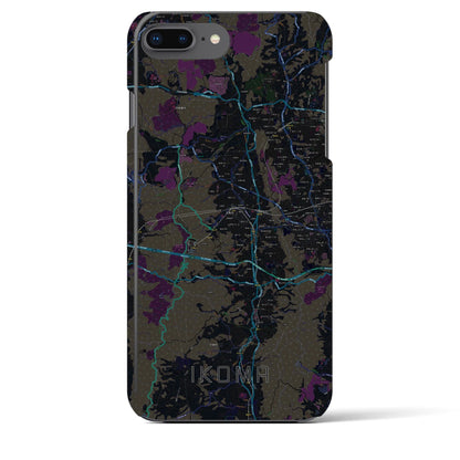 【生駒（奈良県）】地図柄iPhoneケース（バックカバータイプ）