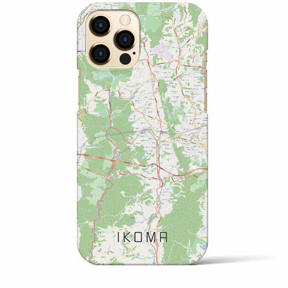【生駒（奈良県）】地図柄iPhoneケース（バックカバータイプ）