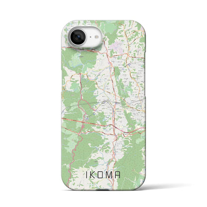 【生駒（奈良県）】地図柄iPhoneケース（バックカバータイプ）