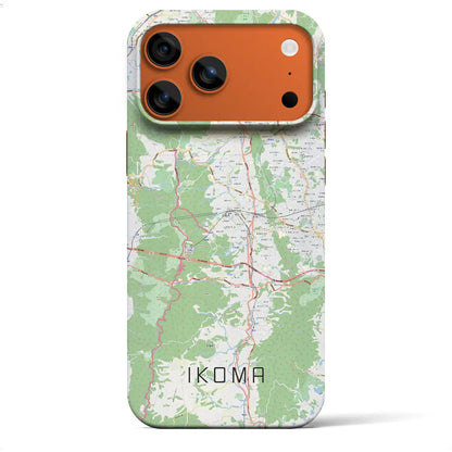 【生駒（奈良県）】地図柄iPhoneケース（バックカバータイプ）