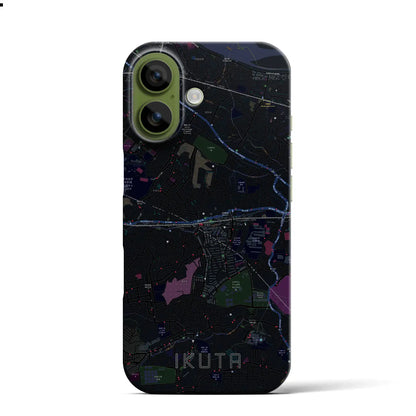 【生田（神奈川県）】地図柄iPhoneケース（バックカバータイプ）