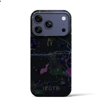 【生田（神奈川県）】地図柄iPhoneケース（バックカバータイプ）