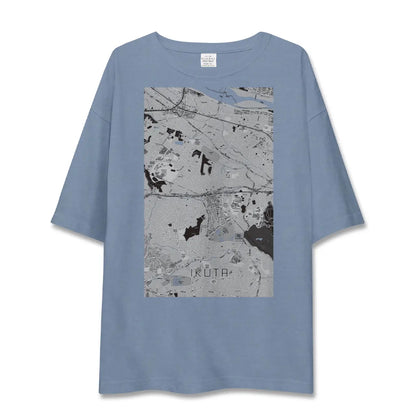 【生田（神奈川県）】地図柄ビッグシルエットTシャツ