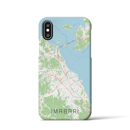 【今治2（愛媛県）】地図柄iPhoneケース（バックカバータイプ）